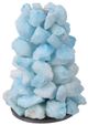 A & B Home Blue Quartz Stone Candle Holder-0