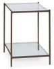 Bassett® Furniture Linville Oil Rubbed Bronze End Table-0