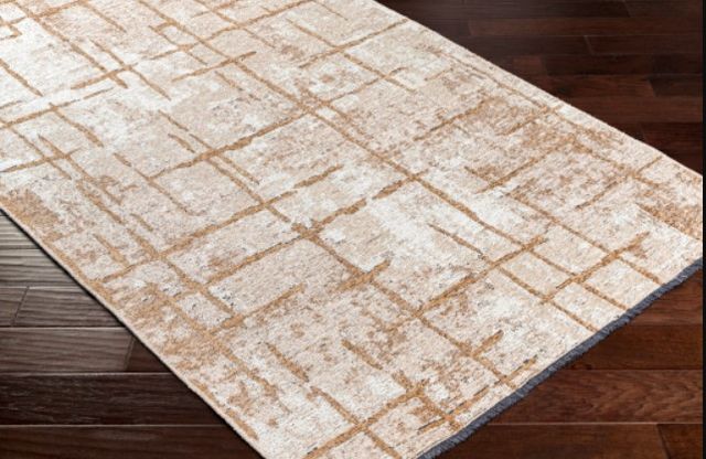 Surya Toscana Charcoal/Cream/Tan 3'x5' Area Rug-3
