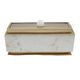 A & B Home Gold/White Lidded Box-1