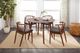 Jofran Inc. Copenhagen Denmark Brown Side Chair-1