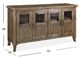 Magnussen Home® Roxbury Manor Homestead Brown 4-Door Buffet-2