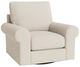 Bassett® Furniture Customizable Benchmade Premier Large Roll Arm Swivel Chair-0