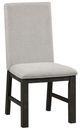 Homelegance® Orem Antique Black/Gray Upholstered Dining Side Chair-0