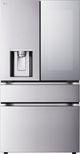 LG 36" 28.6 Cu. Ft. PrintProof™ Stainless Steel Standard Depth MAX 4-Door French Door Refrigerator with Craft Ice and Mini Craft Ice-0