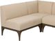 Four Hands Ellington 3-Piece Irving Flax L-Shape Dining Banquette-5
