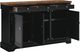 Signature Design by Ashley® Wildenauer Black/Brown Dining Room Buffet-2