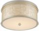 Currey & Company Neith Natural/Sea Pearl Flush Mount Lighting-3