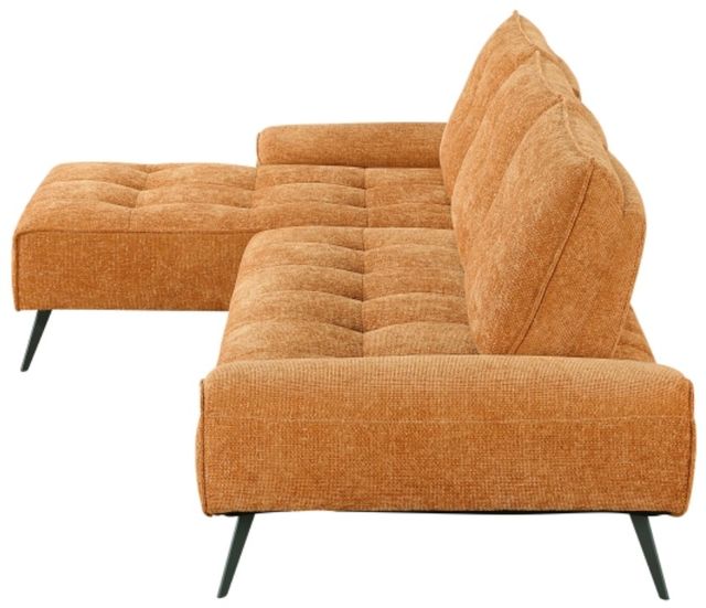 Homelegance® Dominic 2-Piece Orange Left-Arm Facing Sectional and Chaise-3