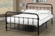 Titus Furniture Black 54" Full Metal Bed-1