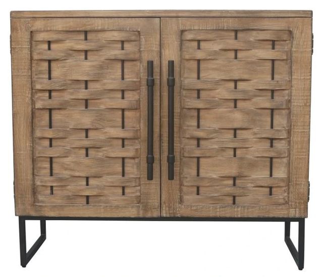 Nest Home Collections Madison Antique Natural Accent Cabinet-1