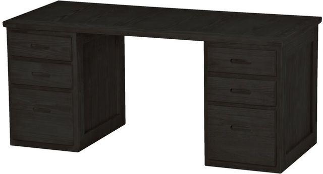 Crate Designs™ Furniture Espresso Desk-0