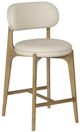 TOV Furniture Carnation Off-White Counter Stool -0