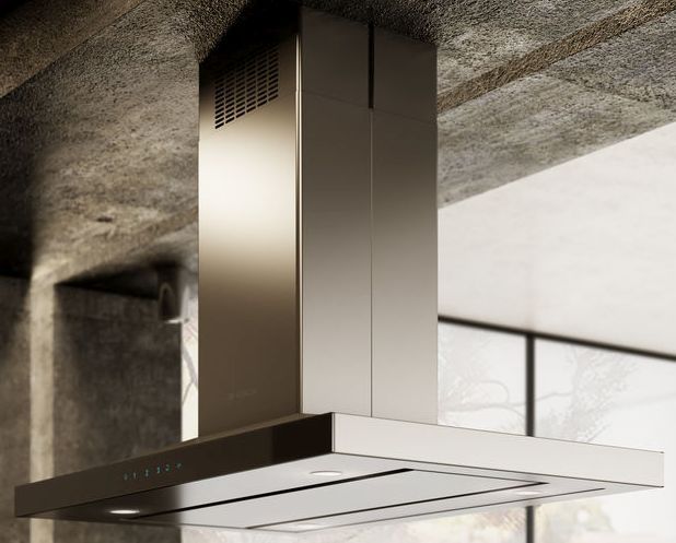 Elica Techne Series Salice 42" Stainless Steel Island Range Hood-1