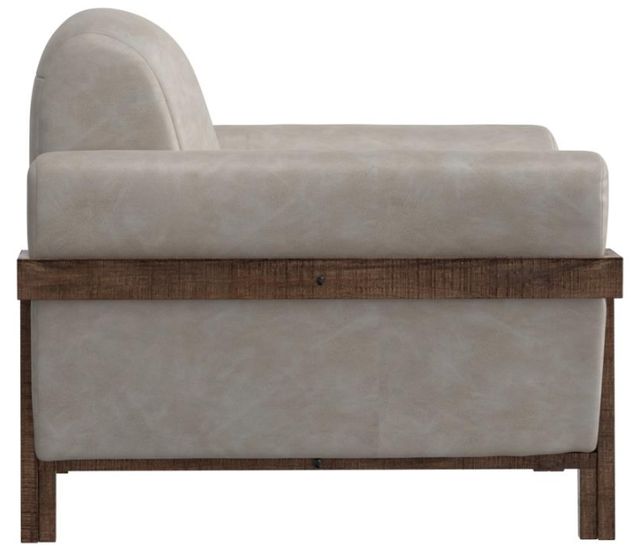 International Furniture Direct Loft Ivory/Brown Accent Chair-2