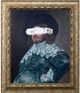 Stylecraft Dann Foley Lifestyle Blue-Green/Dark Gray/Gold Masked Master Wall Art -0