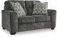 Signature Design by Ashley® Lonoke Gunmetal Loveseat-0