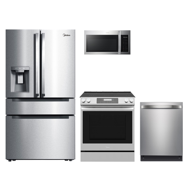 Midea® 4 Piece Stainless Steel Kitchen Package-0