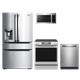 Midea® 4 Piece Stainless Steel Kitchen Package-0