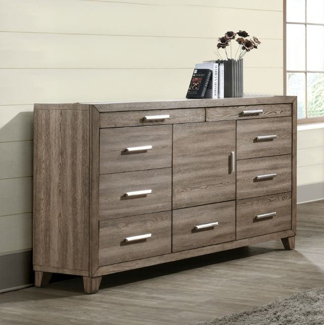 New Classic® Home Furnishings Harrisburg Walnut Dresser-1