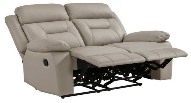 Homelegance® Laconia Latte Double Manual Reclining Loveseat-3