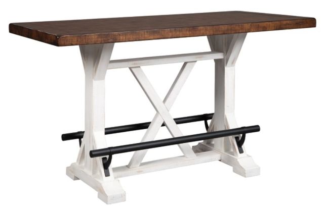 Signature Design by Ashley® Valebeck 5-Piece Brown/White Counter Height Dining Set-1