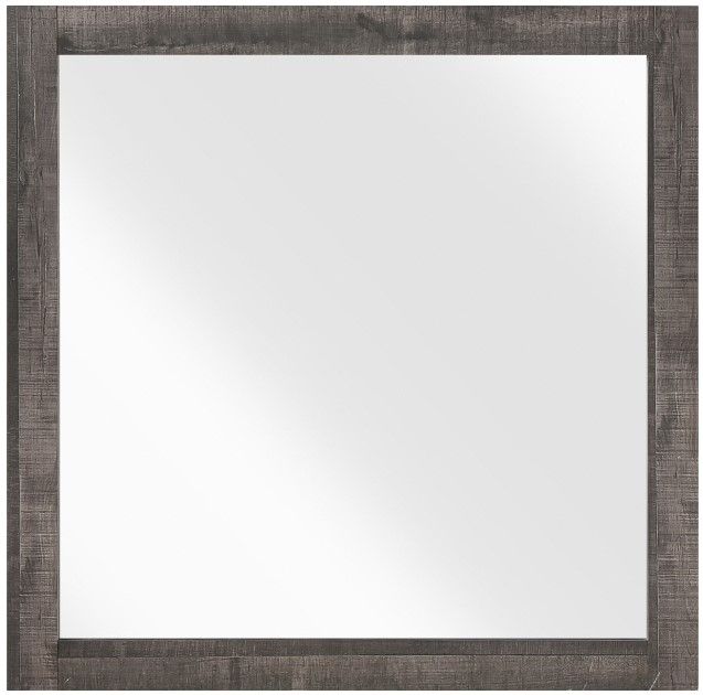 Mazin Furniture Beowulf Rustic Grey Mirror-1