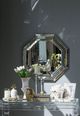 A & B Home Glitz Silver Wall Mirror-1