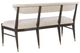 Currey & Company Arlan Coffee Brown Bench-3