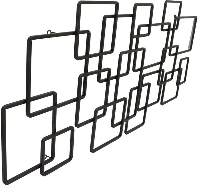 Moe's Home Collection Squares Black Steel Wall Decor-1