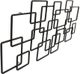 Moe's Home Collection Squares Black Steel Wall Decor-1