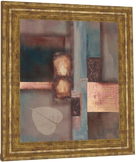 Classy Living Laurie Fields Fall I with Leaf Wall Art-3