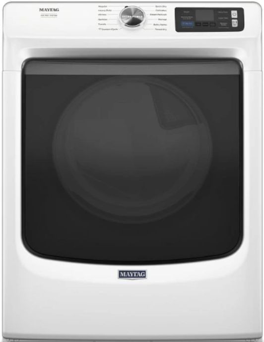 Maytag® Pet Pro System 7.4 Cu. Ft. White Front Load Gas Dryer-0