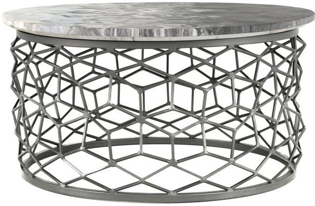 Moe's Home Collection Mythos Silver Grey Coffee Table-0