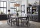 Magnussen Home® Plum Creek White Dining Table with Ravenwood Black Base-1