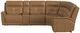 Flexsteel® Ranger Oakridge Leather Power Reclining Sectional with Custom Layout Options-3