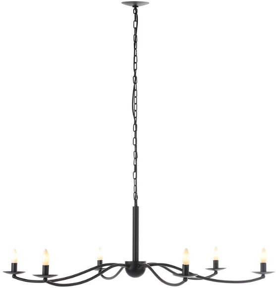 Renwil® Landen Matte Black Chandelier-4
