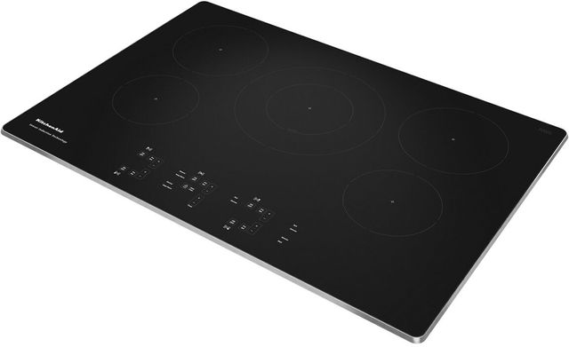 KitchenAid® 30" Stainless Steel Frame Induction Cooktop-1