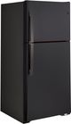 GE® 33 in. 21.9 Cu. Ft. Black Slate Top Freezer Refrigerator-3