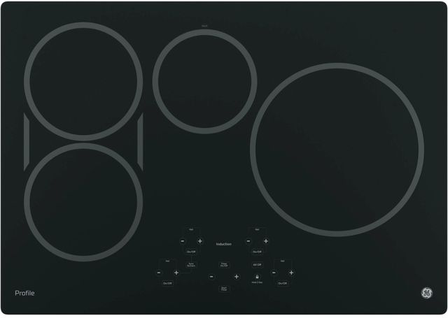 GE Profile™ Series 30" Black Built-in Touch Control Induction Cooktop
