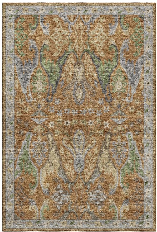 Dalyn™ Rug Company Hatay HY6 Copper 5'x8' Area Rug-0