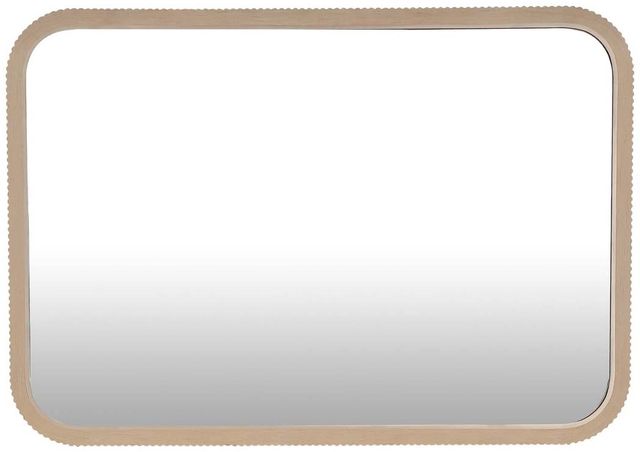 Michael Amini® West Kensington Sea Salt Caramel Wall Mirror-0