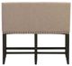 Modus Furniture Yosemite Beige/Black Counter Banquette-3