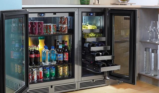 Perlick® Signature Series 2.8 Cu. Ft. Stainless Steel Frame Outdoor Wine Cooler-2