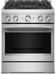 KitchenAid® 30" Stainless Steel Pro Style Gas Range with No Preheat Air Fry Mode-0
