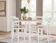Signature Design by Ashley® Gesthaven 5-Piece Natural/White Counter Height Dining Table Set-2