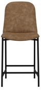 International Furniture Direct Seating Black/Cognac 39" Counter Stool-2