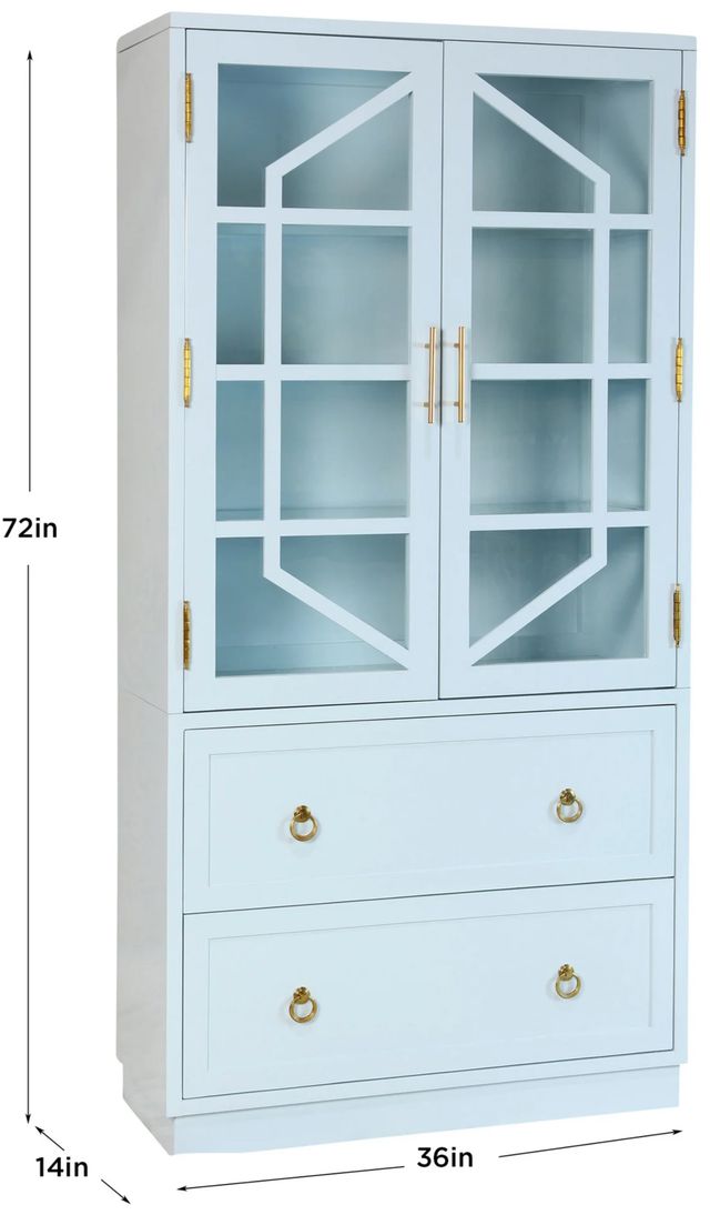 Stylecraft Tamara Day Ocean Breeze Filagree Hutch-2