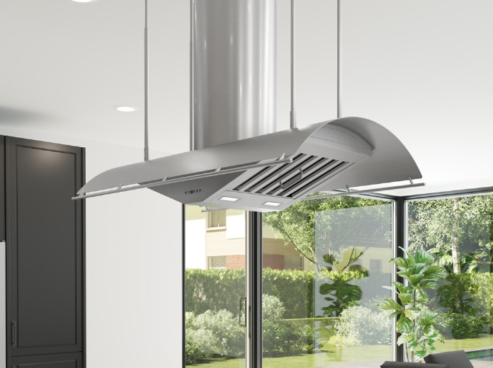 Zephyr Trapeze Island Range Hood