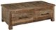 Signature Design by Ashley® Randale 3-Piece Distressed Brown Living Room Table Set-1